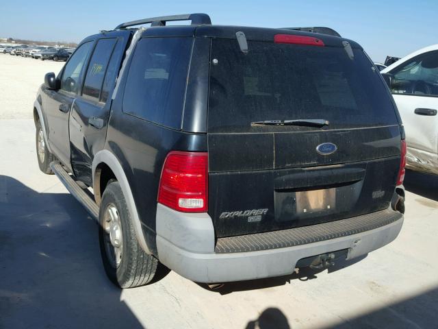 1FMZU62E42UB36680 - 2002 FORD EXPLORER X BLACK photo 3