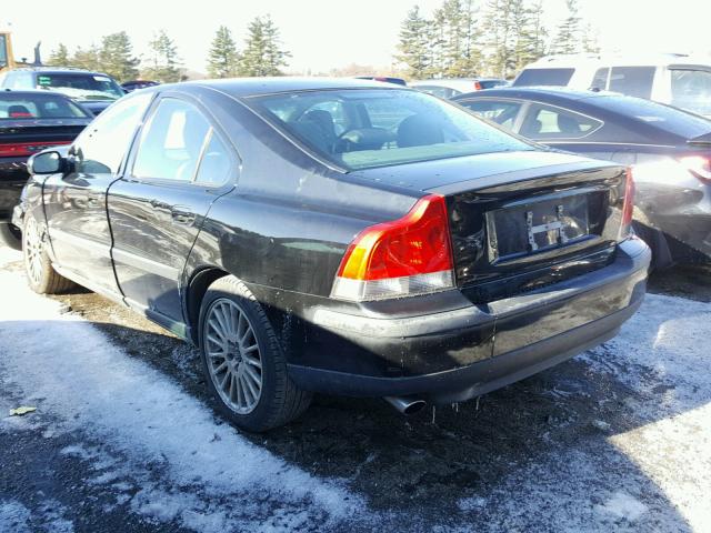 YV1RS53D012038633 - 2001 VOLVO S60 T5 BLACK photo 3