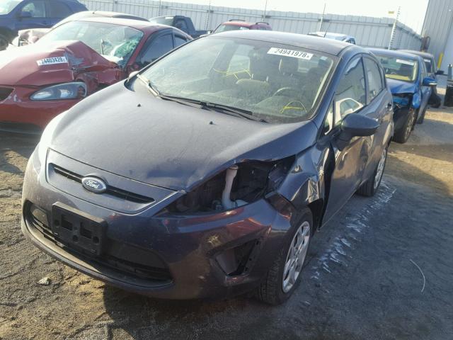 3FADP4TJ4DM156012 - 2013 FORD FIESTA S BLUE photo 2