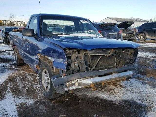 1GCEC14XX3Z310229 - 2003 CHEVROLET SILVERADO BLUE photo 1