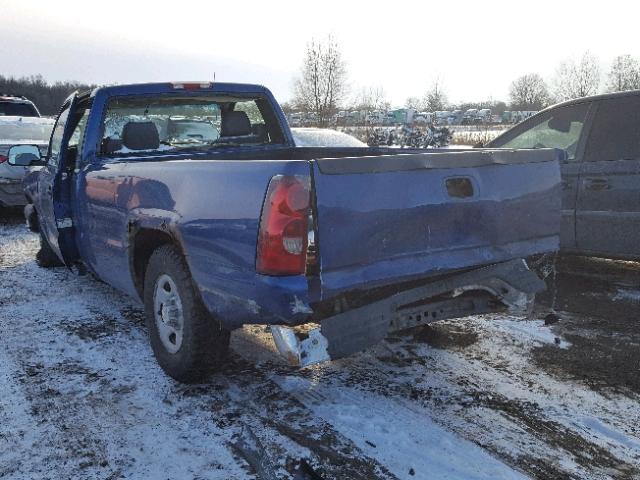 1GCEC14XX3Z310229 - 2003 CHEVROLET SILVERADO BLUE photo 3