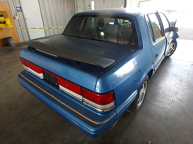 1P3AA46K2RF276885 - 1994 PLYMOUTH ACCLAIM BLUE photo 4