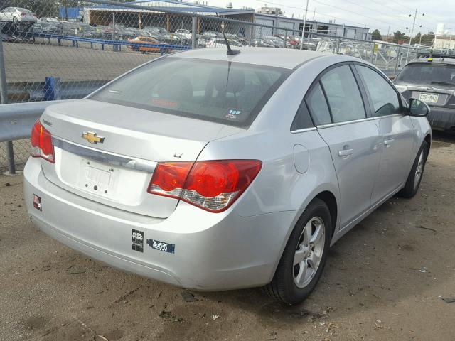 1G1PC5SB0D7129752 - 2013 CHEVROLET CRUZE LT SILVER photo 4