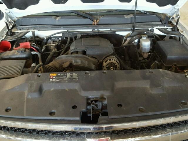 3GCPKSE32BG406075 - 2011 CHEVROLET SILVERADO WHITE photo 7