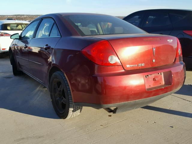 1G2ZG57B594119082 - 2009 PONTIAC G6 RED photo 3