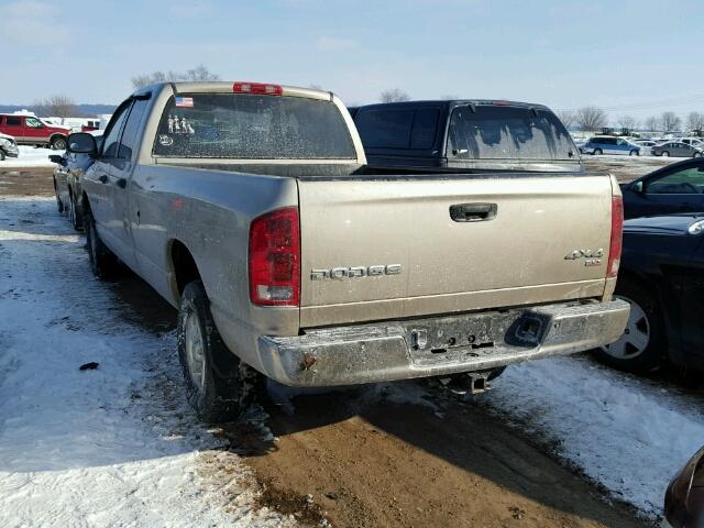 1D7HU18D93J632830 - 2003 DODGE RAM 1500 S BEIGE photo 3