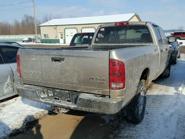 1D7HU18D93J632830 - 2003 DODGE RAM 1500 S BEIGE photo 4