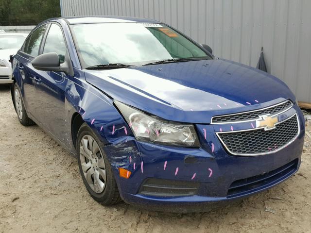 1G1PA5SH3D7281907 - 2013 CHEVROLET CRUZE LS BLUE photo 1