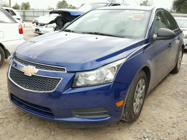 1G1PA5SH3D7281907 - 2013 CHEVROLET CRUZE LS BLUE photo 2