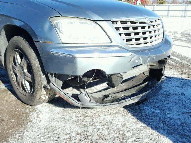 2C8GF68424R637165 - 2004 CHRYSLER PACIFICA GRAY photo 9