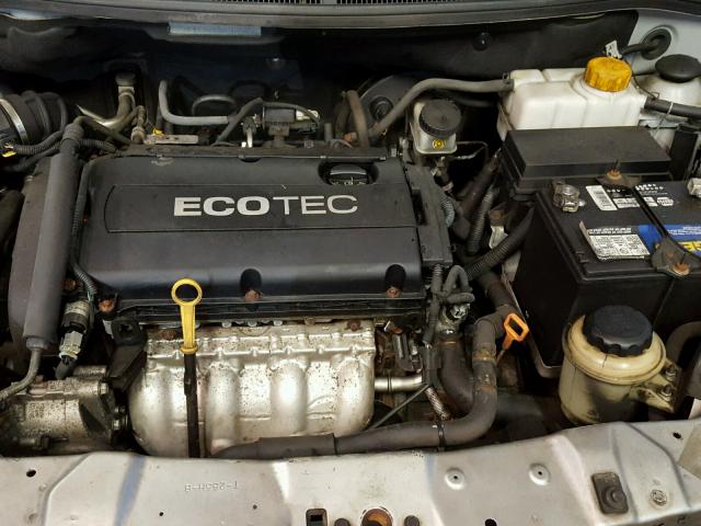 KL1TD6DE5BB133202 - 2011 CHEVROLET AVEO LS SILVER photo 7