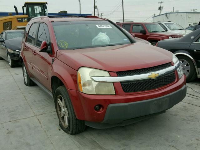 2CNDL63F966139082 - 2006 CHEVROLET EQUINOX LT MAROON photo 1