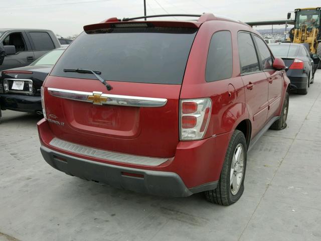 2CNDL63F966139082 - 2006 CHEVROLET EQUINOX LT MAROON photo 4