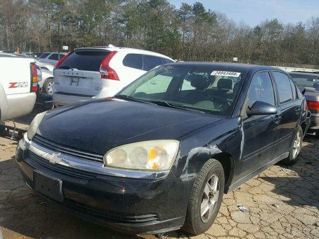 1G1ZT52874F185531 - 2004 CHEVROLET MALIBU LS BLACK photo 2