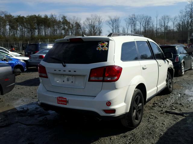 3D4PG1FGXBT541599 - 2011 DODGE JOURNEY MA WHITE photo 4