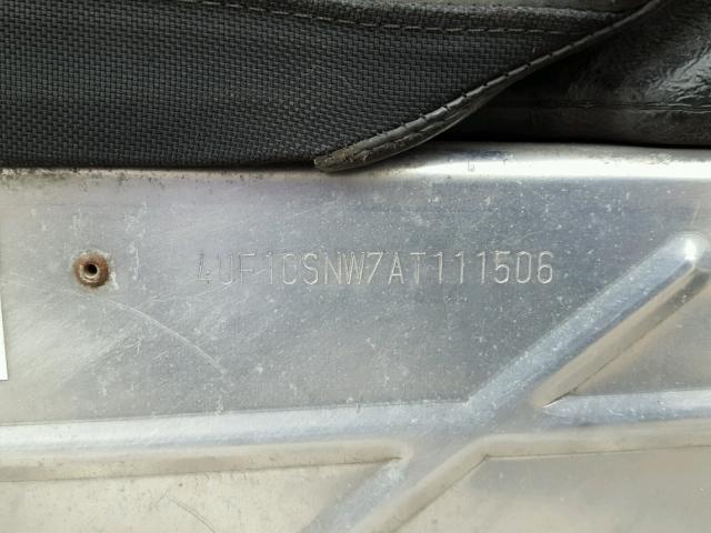 4UF10SNW7AT111506 - 2010 ARCTIC CAT CROSSFIRE 白色 照片 10