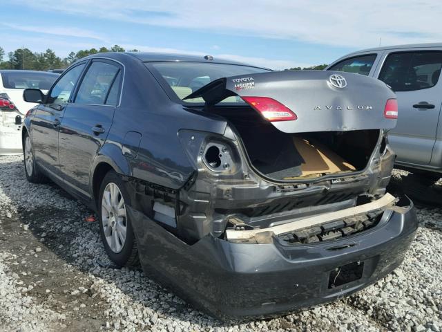 4T1BK3DBXAU363685 - 2010 TOYOTA AVALON XL GRAY photo 3