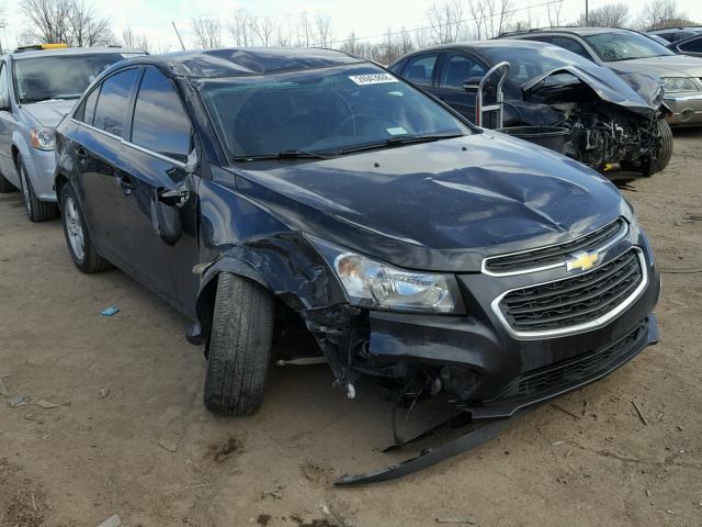 1G1PC5SB9F7105243 - 2015 CHEVROLET CRUZE LT BLACK photo 1