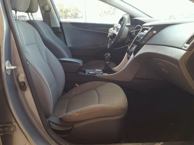 5NPEB4AC0CH471430 - 2012 HYUNDAI SONATA GLS GRAY photo 5