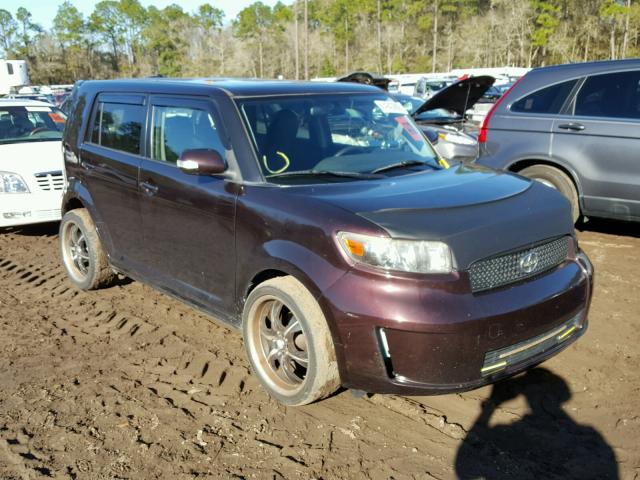 JTLKE50E881022633 - 2008 TOYOTA SCION XB 栗色 照片 1