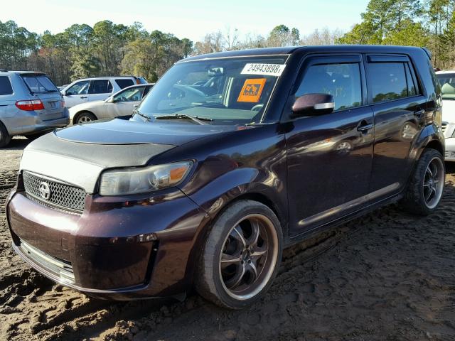 JTLKE50E881022633 - 2008 TOYOTA SCION XB 栗色 照片 2