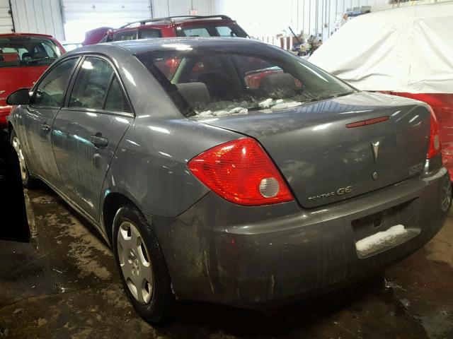 1G2ZF57B384289023 - 2008 PONTIAC G6 VALUE L GRAY photo 3