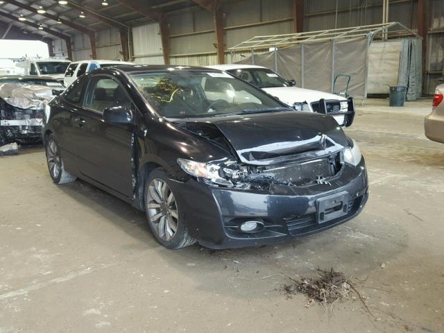 2HGFG21589H700841 - 2009 HONDA CIVIC SI BLACK photo 1