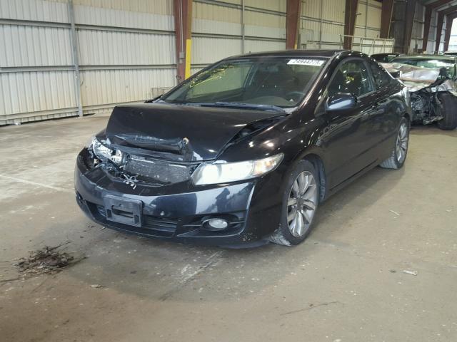 2HGFG21589H700841 - 2009 HONDA CIVIC SI BLACK photo 2