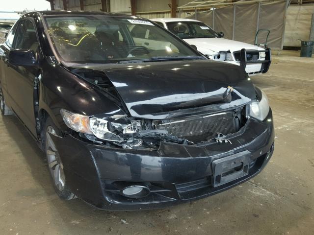 2HGFG21589H700841 - 2009 HONDA CIVIC SI BLACK photo 9