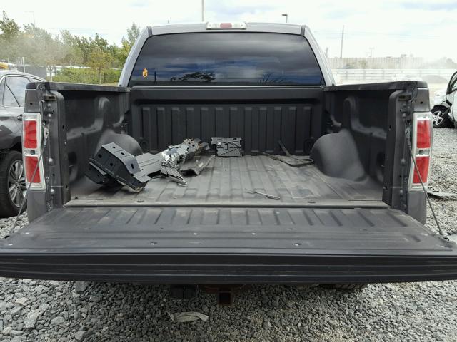 1FTFW1CT8EKE25689 - 2014 FORD F150 SUPER GRAY photo 9