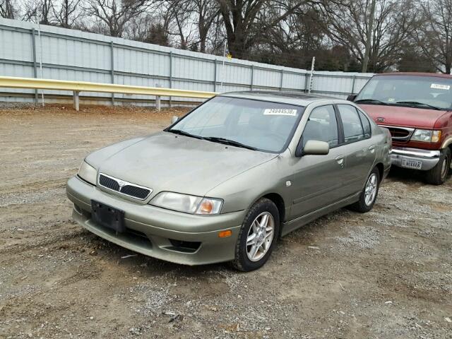 JNKCP11AX2T503489 - 2002 INFINITI G20 GREEN photo 2