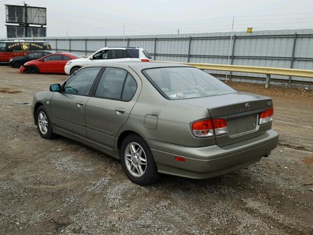 JNKCP11AX2T503489 - 2002 INFINITI G20 GREEN photo 3