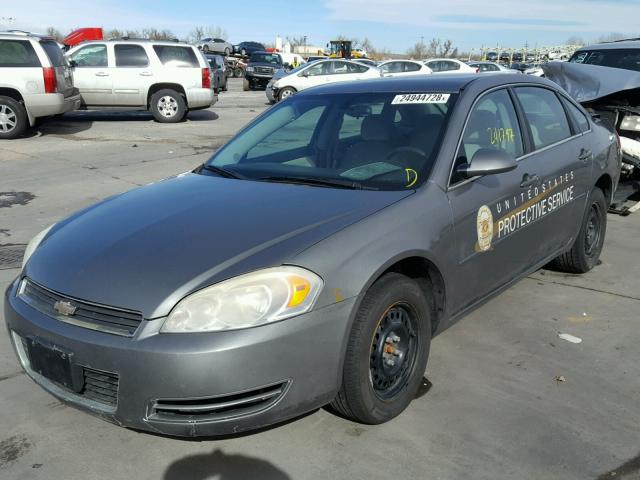 2G1WB55K879353798 - 2007 CHEVROLET IMPALA LS GRAY photo 2