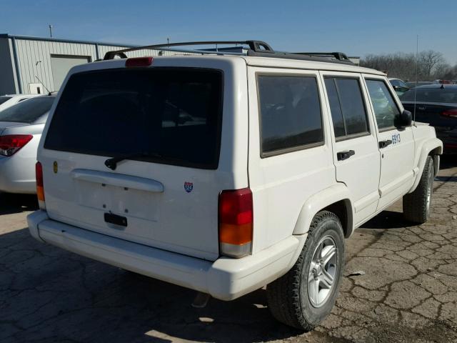 1J4FT58S51L569148 - 2001 JEEP CHEROKEE C WHITE photo 4