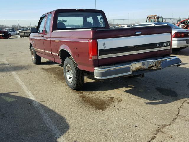 1FTEX15N6TKA45299 - 1996 FORD F150 RED photo 3