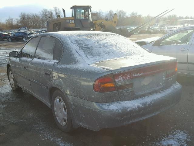 4S3BE635717214125 - 2001 SUBARU LEGACY L GREEN photo 3