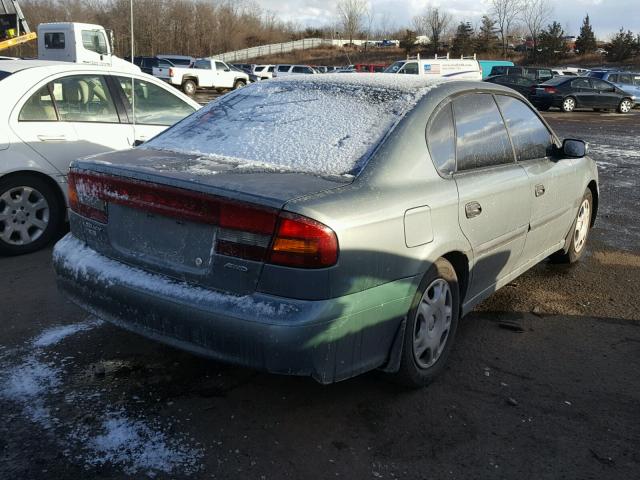 4S3BE635717214125 - 2001 SUBARU LEGACY L GREEN photo 4