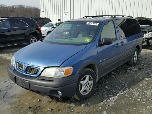 1GMDX03E5XD341252 - 1999 PONTIAC MONTANA / BLUE photo 2