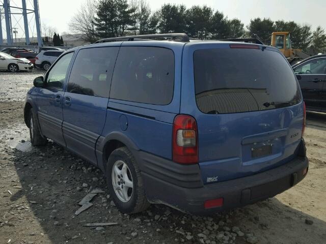 1GMDX03E5XD341252 - 1999 PONTIAC MONTANA / BLUE photo 3