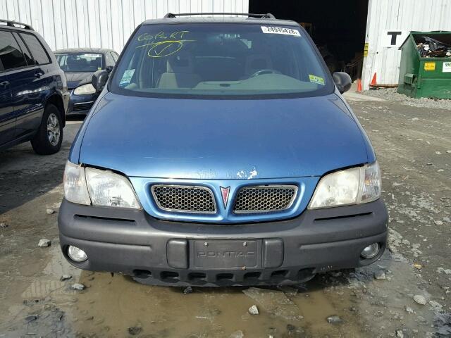 1GMDX03E5XD341252 - 1999 PONTIAC MONTANA / BLUE photo 9