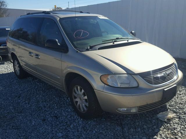 2C4GP54L43R148044 - 2003 CHRYSLER TOWN & COU TAN photo 1