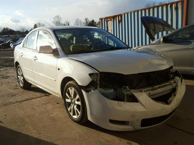 JM1BK32G981861035 - 2008 MAZDA 3 I WHITE photo 1