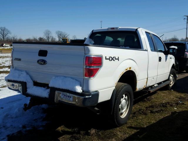 1FTFX1EV2AFA43432 - 2010 FORD F150 SUPER WHITE photo 4