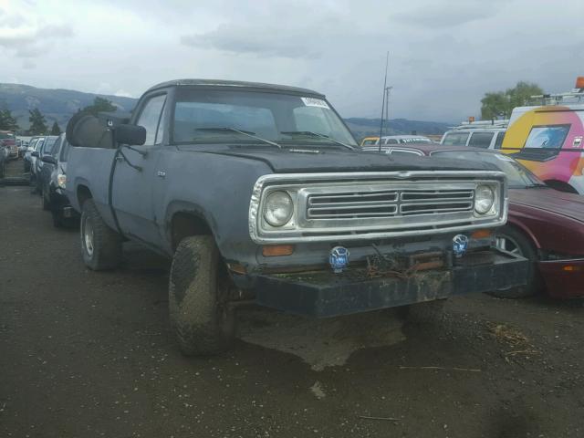 W14AF3S183690 - 1973 DODGE D SERIES BLACK photo 1