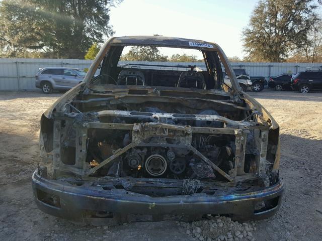 1GCVKREC1EZ406718 - 2014 CHEVROLET SILVERADO BURN photo 10