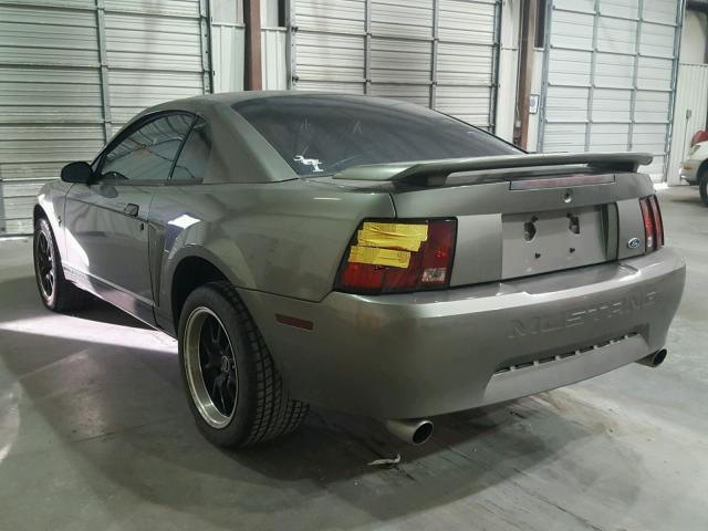 1FAFP40421F216338 - 2001 FORD MUSTANG GREEN photo 3