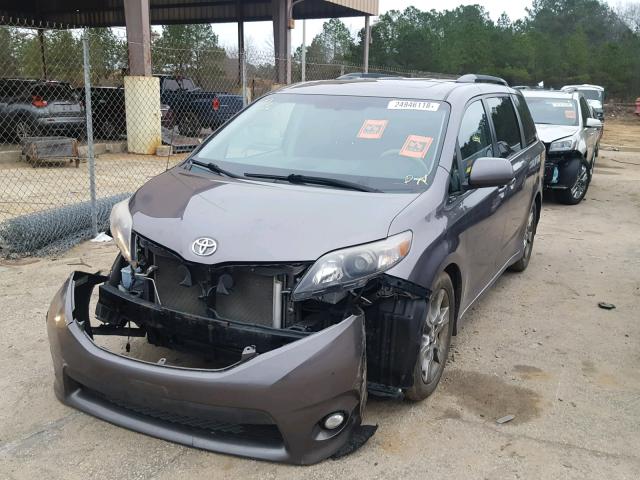 5TDXK3DC4BS040130 - 2011 TOYOTA SIENNA SPO GRAY photo 2