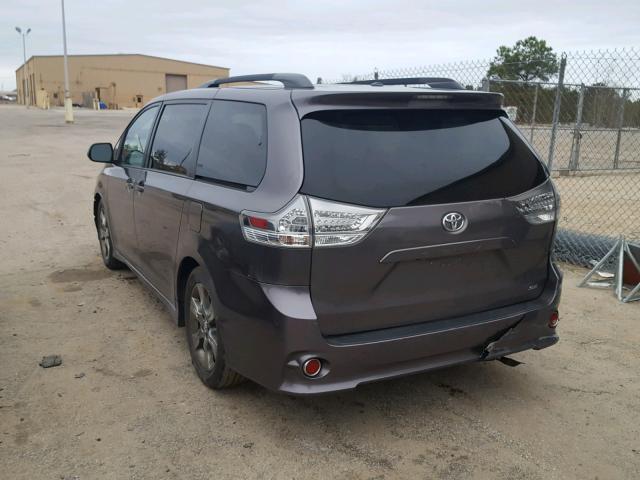 5TDXK3DC4BS040130 - 2011 TOYOTA SIENNA SPO GRAY photo 3