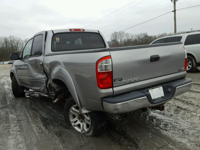 5TBET34194S456091 - 2004 TOYOTA TUNDRA DOU GRAY photo 3