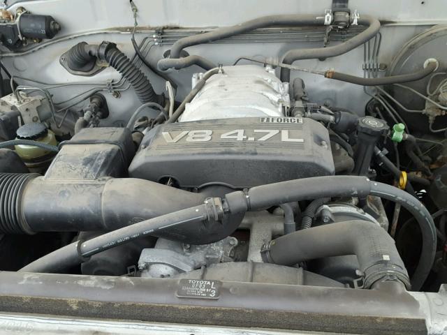 5TBET34194S456091 - 2004 TOYOTA TUNDRA DOU GRAY photo 7